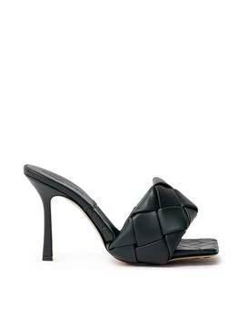 Bottega Veneta | Sandal Mule Lido in Dark Green Bottega Veneta