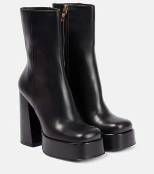 Versace | Medusa Aevitas leather platform boots