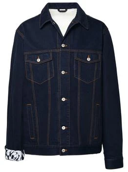 Burberry | Burberry Logo-Patch Buttoned Denim Jacket