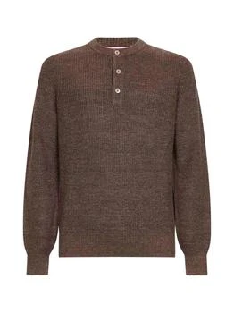 Brunello Cucinelli | Brunello Cucinelli Henley Knit Sweater