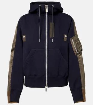 Sacai | Paneled hoodie