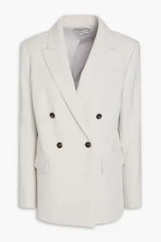 Vince Double-breasted piqué blazer