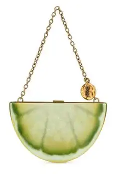 Yves Saint Laurent | Saint Laurent Evening Mini Lemon Clutch Bag