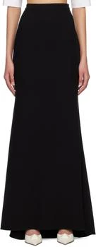 Valentino | Black Flared Maxi Skirt
