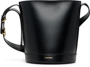 Jil Sander | Black Cannolo Bucket Bag