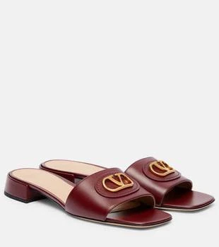 Valentino | VLogo leather slides