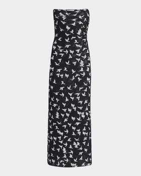 Stella McCartney | Flying Bird Haze Mesh Maxi Dress