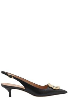 Salvatore Ferragamo | Ferragamo Maxi Gancini Slingback Pumps