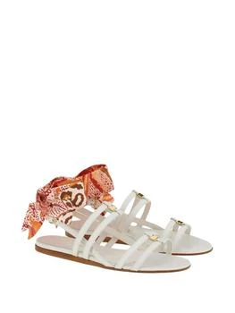 Salvatore Ferragamo | Women's Vara Lace Up Sandals In White