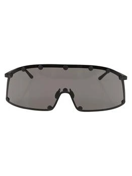 Rick Owens | Rick Owens Shield-Style Stainless Steel Frame Sunglasses