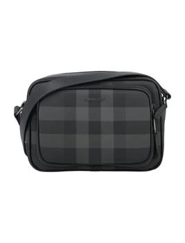 Burberry | Burberry Paddy Logo Plaque Checked Messenger Bag