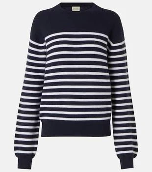 Khaite | Viola striped cashmere-blend sweater