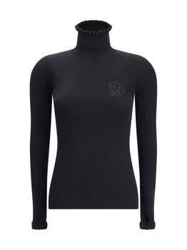 Valentino | Valentino Logo Embroidered High Neck Jumper