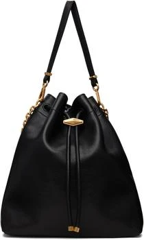Jimmy Choo | Black Cinch Bucket Chain Bag