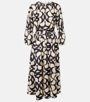 Max Mara | Nina silk twill maxi dress