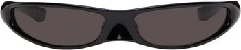 Balenciaga | SSENSE Exclusive Black Avant Premier Thin Sunglasses