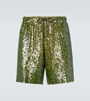 Dries Van Noten | Sequined Bermuda shorts