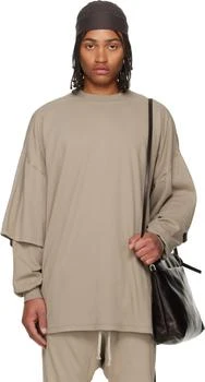 Rick Owens | Taupe Concordians Tommy Hustler Sweatshirt