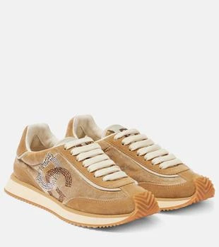Dolce
Gabbana | DG leather-trimmed sneakers