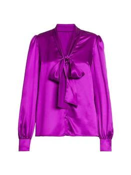 Dolce & Gabbana | Silk Tieneck Blouse