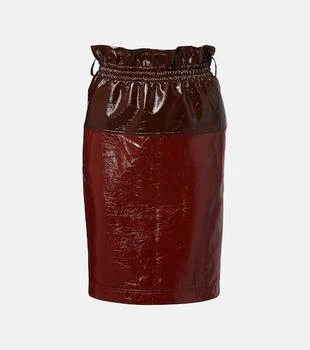 Yves Saint Laurent | Coated cotton pencil skirt