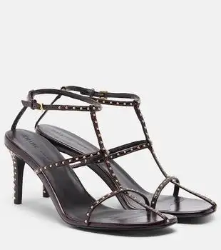 Khaite | Cage studded leather sandals