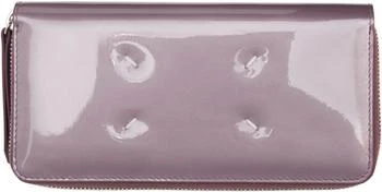 MAISON MARGIELA | Pink Four Stitches Zip-Around Wallet