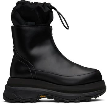 Sacai | Black Zip Up Boots