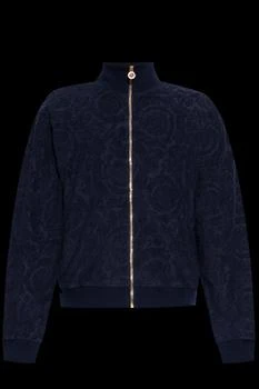 Versace | Versace Barocco Pattern Zipped Sweatshirt