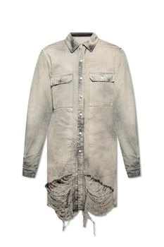 Rick Owens | Rick Owens Vintage Effect Denim Jacket