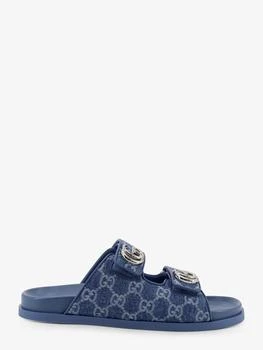 Gucci | Laser GG denim sandals with all-over GG motif