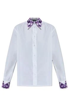Dolce
Gabbana | Dolce
Gabbana Majolica Printed Long-Sleeved Shirt