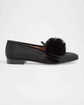 Valentino | Mens Bowow Grosgrain and Pompom Loafers