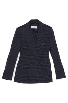 Max Mara | Max Mara Mxmbisso Checked Tailored Blazer