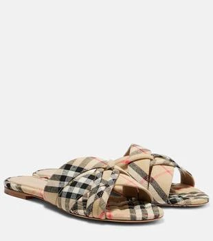Burberry | Burberry Check slides