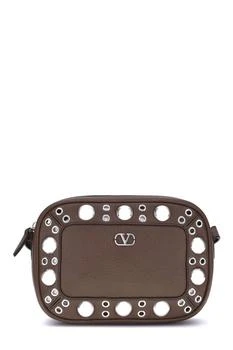 Valentino | Valentino Nellcôte VLogo Signature Zip-Up Crossbody Bag