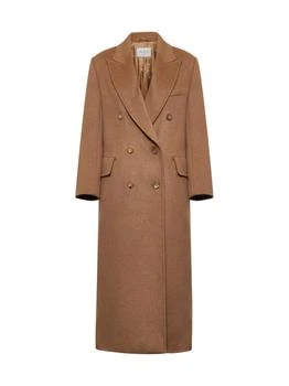 Max Mara | Max Mara Fungo Double-Breasted Long-Sleeved Coat
