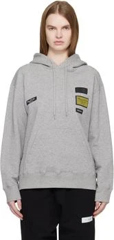 MM6 | Gray Cotton Hoodie