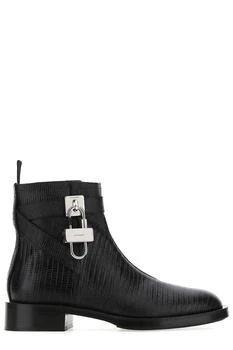 Givenchy Givenchy Padlock Detail Ankle Boots - IT35 / Black $1265.25
