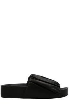 Jil Sander | Jil Sander Ruched Slip-On Sandals