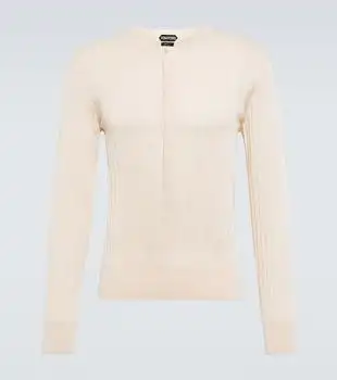 Tom Ford | Silk-blend Henley sweater