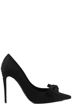 Dolce & Gabbana | Dolce & Gabbana Bow Detailed Satin Pumps