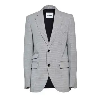 Jil Sander | Jil Sander Single-Breasted Checked Blazer