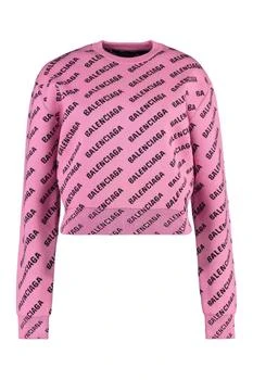Balenciaga | Balenciaga Allover Logo Knit Jumper