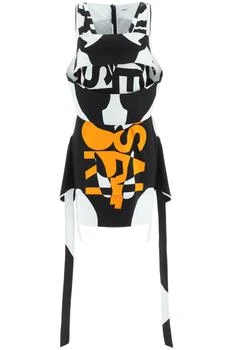 Burberry | Burberry Sleeveless Slogan Print Mini Dress