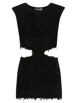 Jil Sander | Jil Sander Cut-Out Detailed Sleeveless Dress