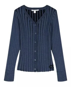 Calvin Klein Girls' 7-16 Cardigan Sweater