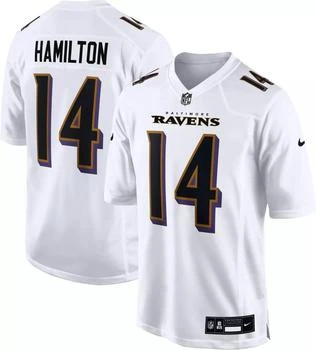 Nike Men's Baltimore Ravens Kyle Hamilton #14 Fashion White Game Jersey
