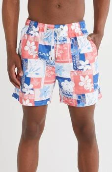 Vintage Summer Volley Swim Trunks