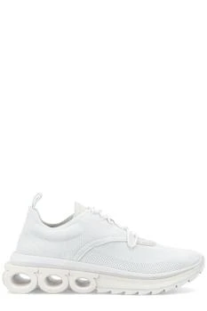 Salvatore Ferragamo | Ferragamo Gancini Plaque Lace-Up Sneakers